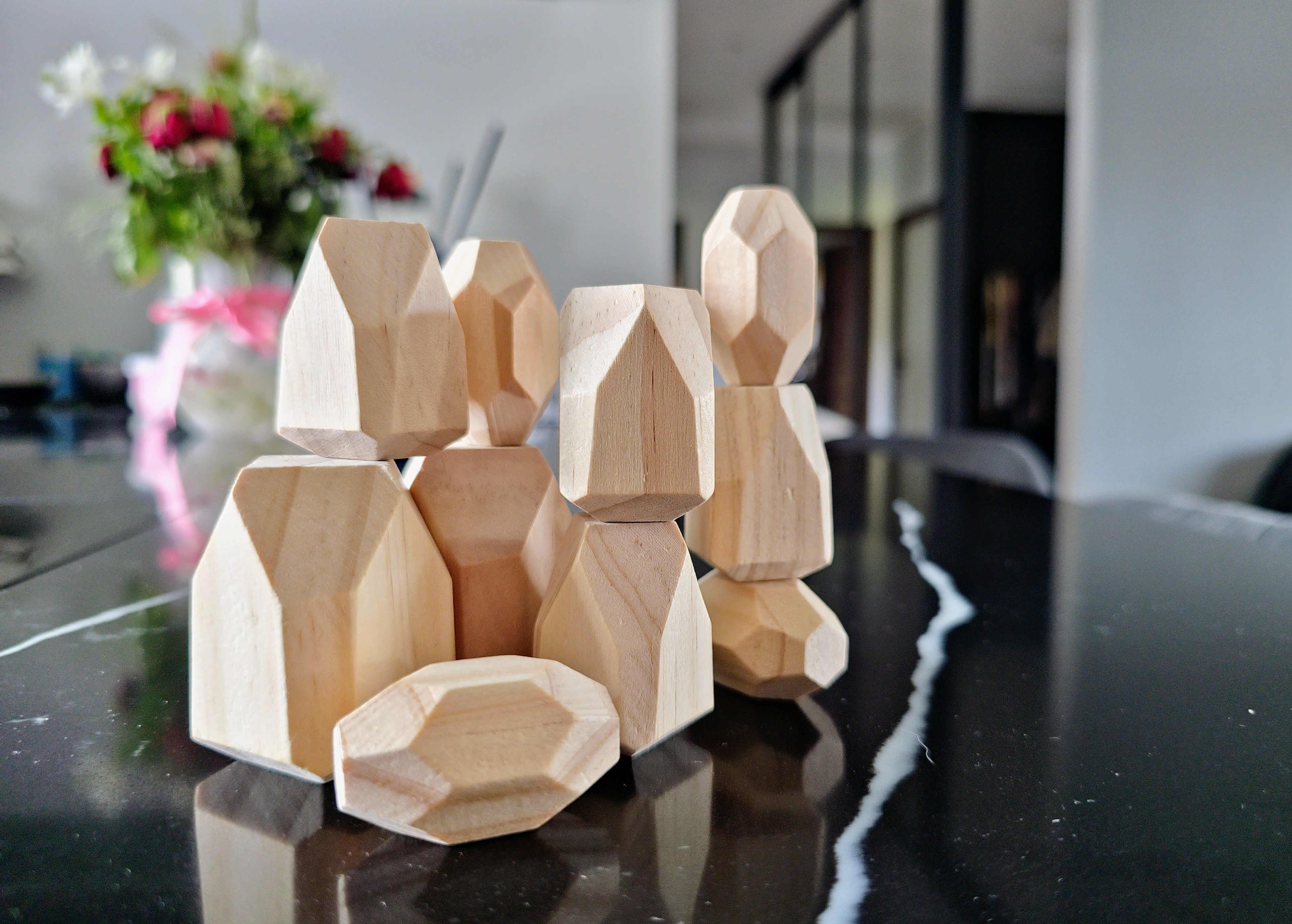 Wooden Geometric Blocks