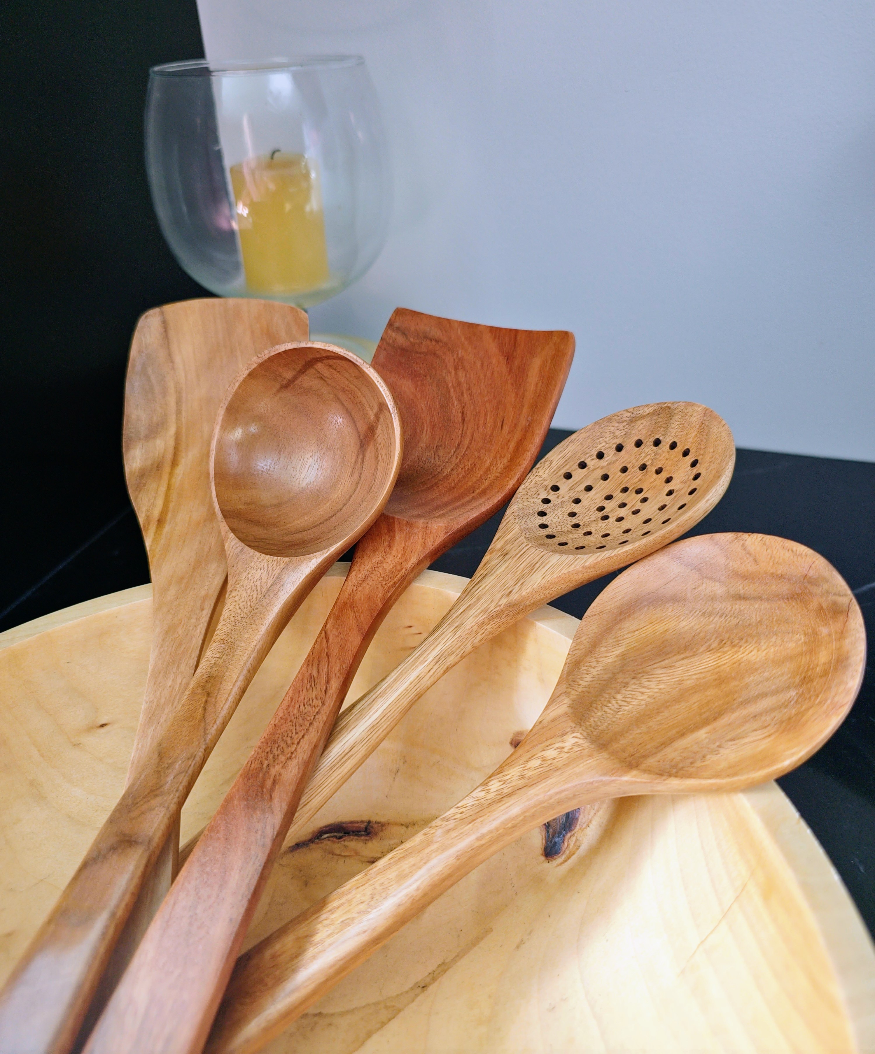 Handcrafted Wooden Kitchen Utensils- 5 pices
