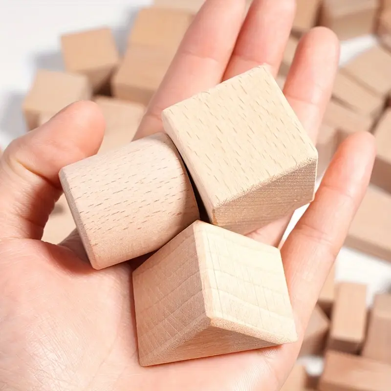 Wooden Building Blocks Set