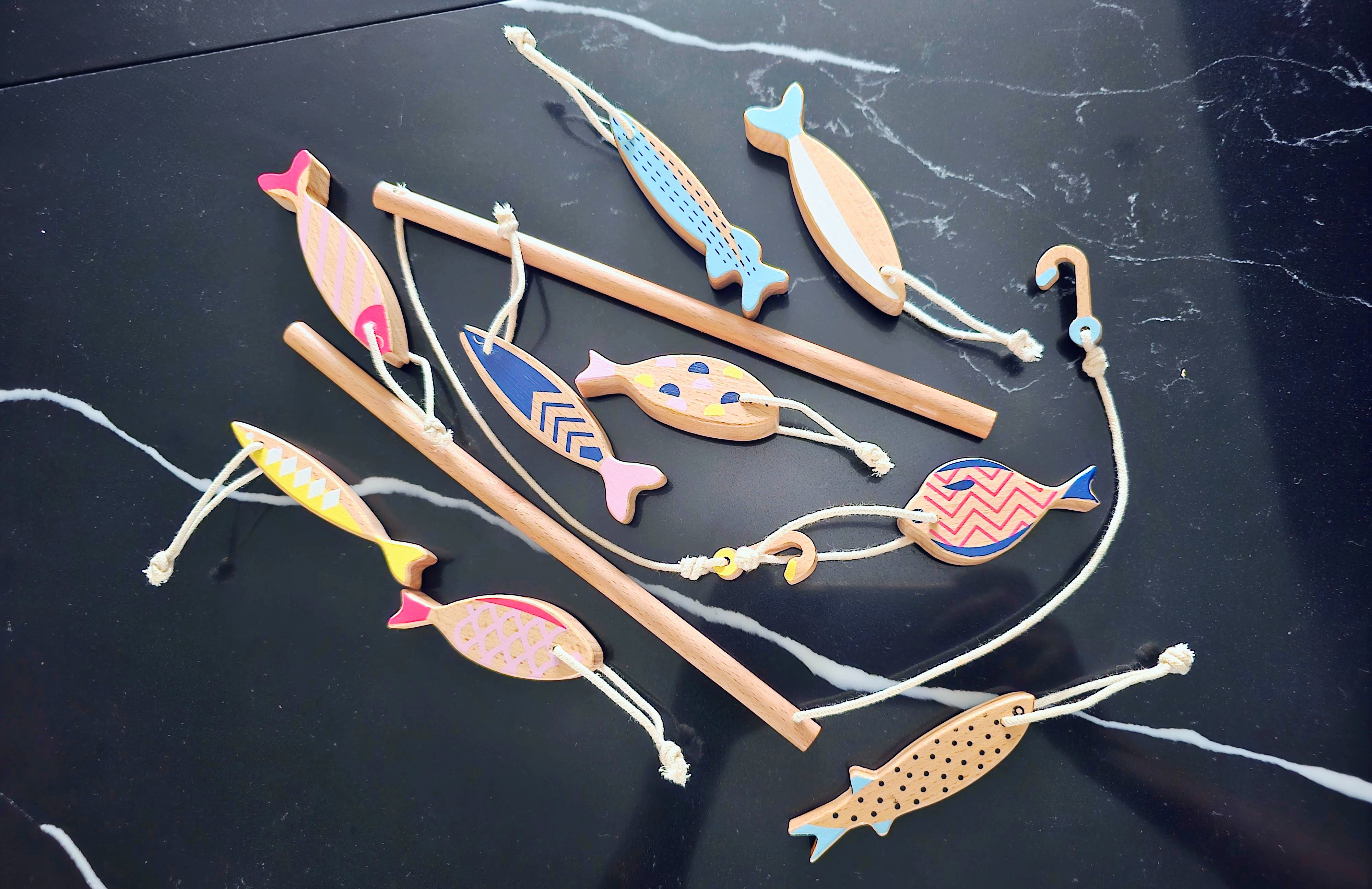 Wooden Magic Fishing Game