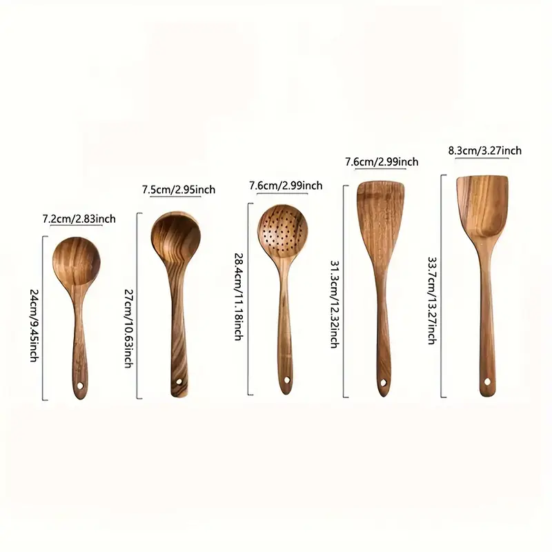 Handcrafted Wooden Kitchen Utensils- 5 pices