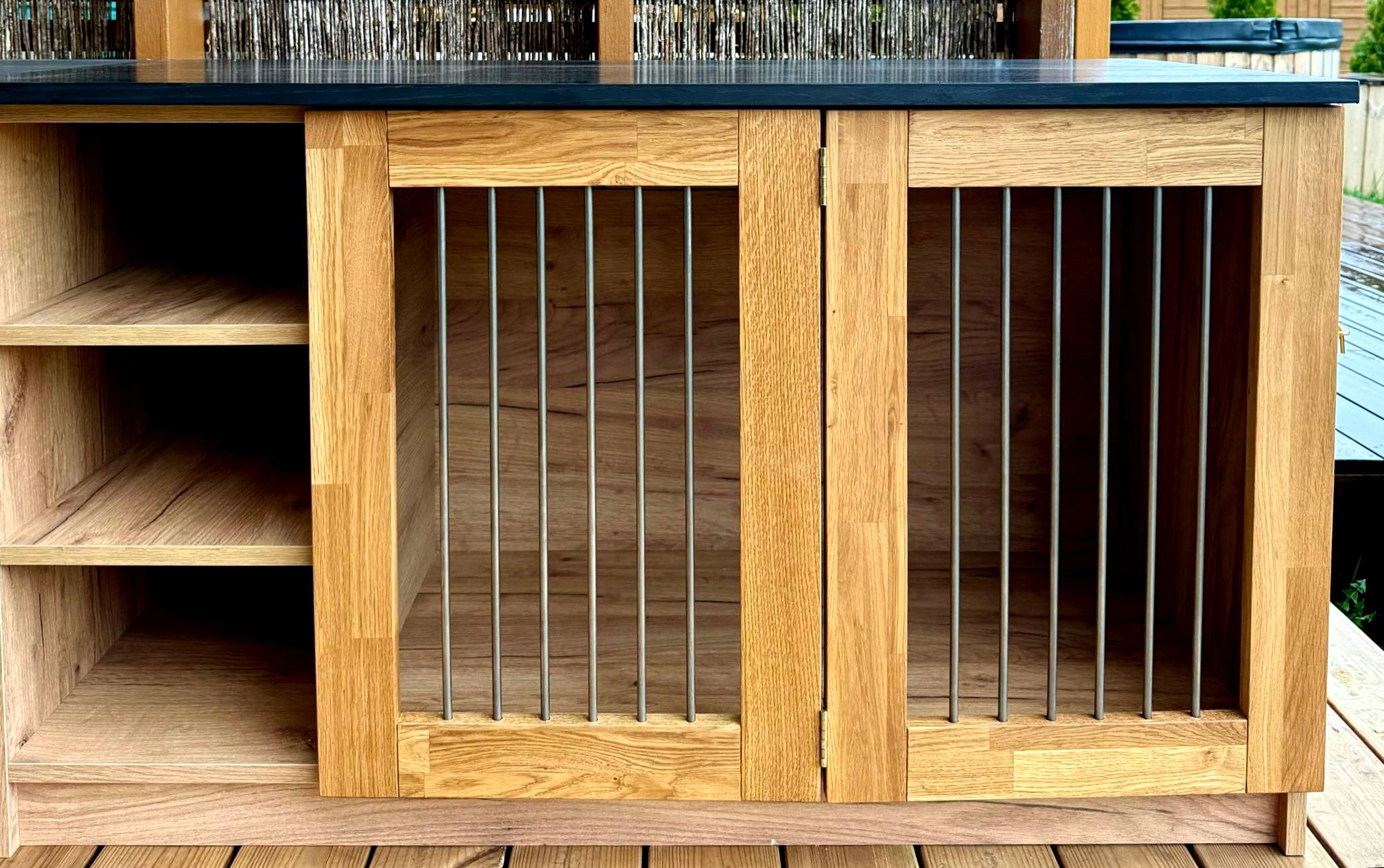 Wooden Indoor Dog Crate- Custom Made/Puidust lemmiklooma puur- eritellimustooted