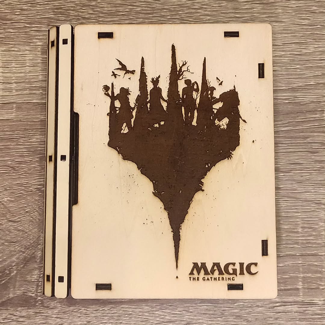 Cartera Magic con estuche de madera