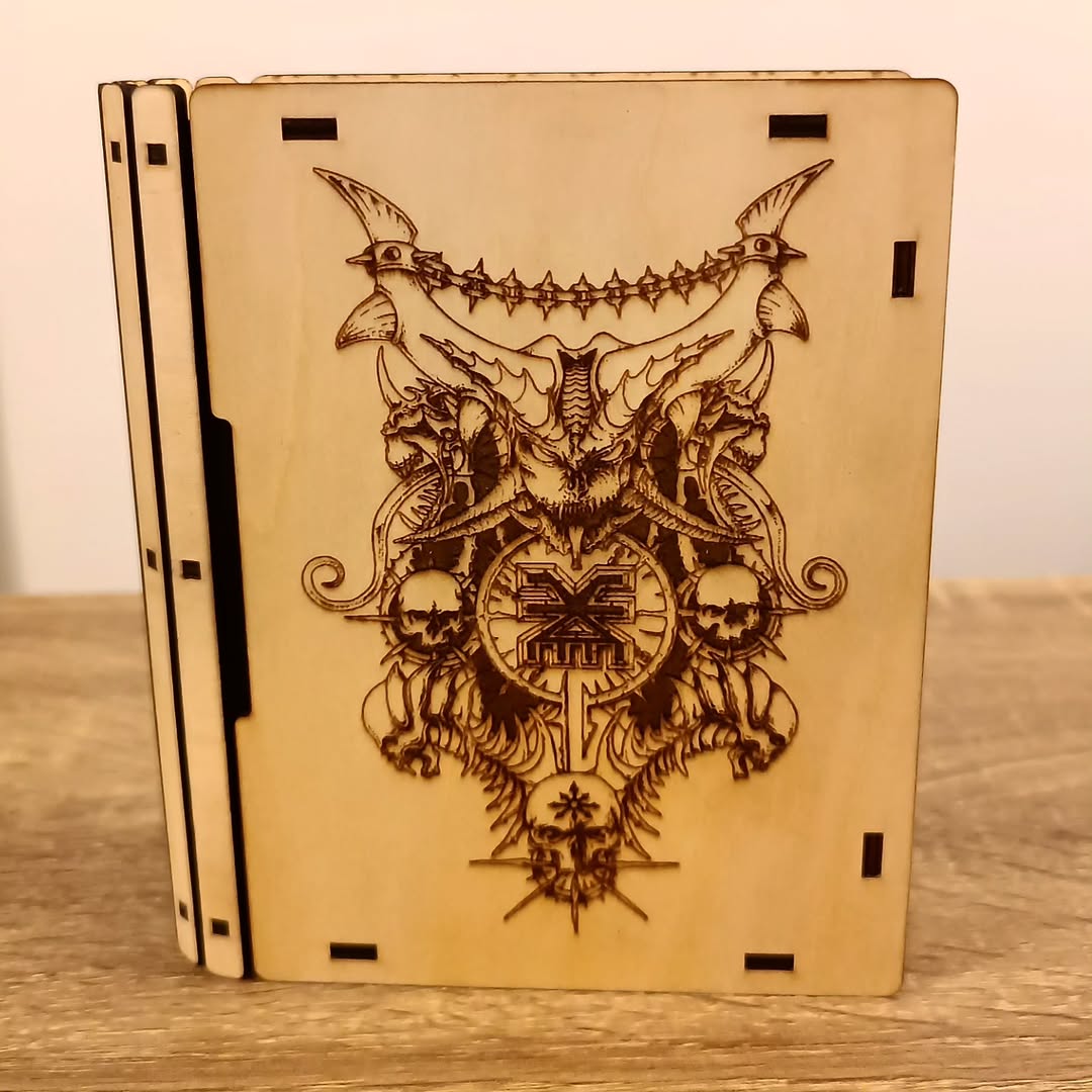 Cartera Warhammer con estuche de madera