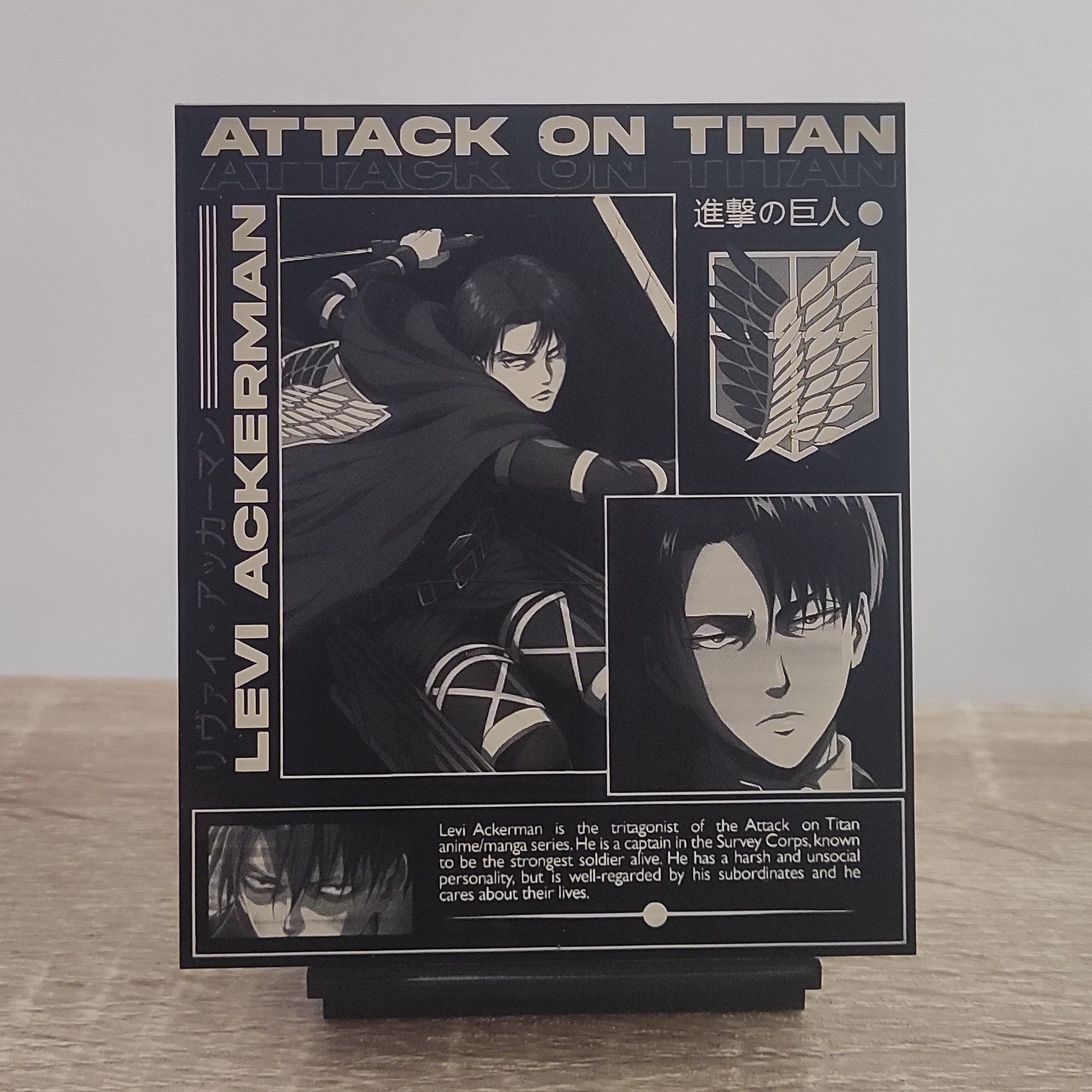 Acrílico Coleccionable de Levi Ackerman