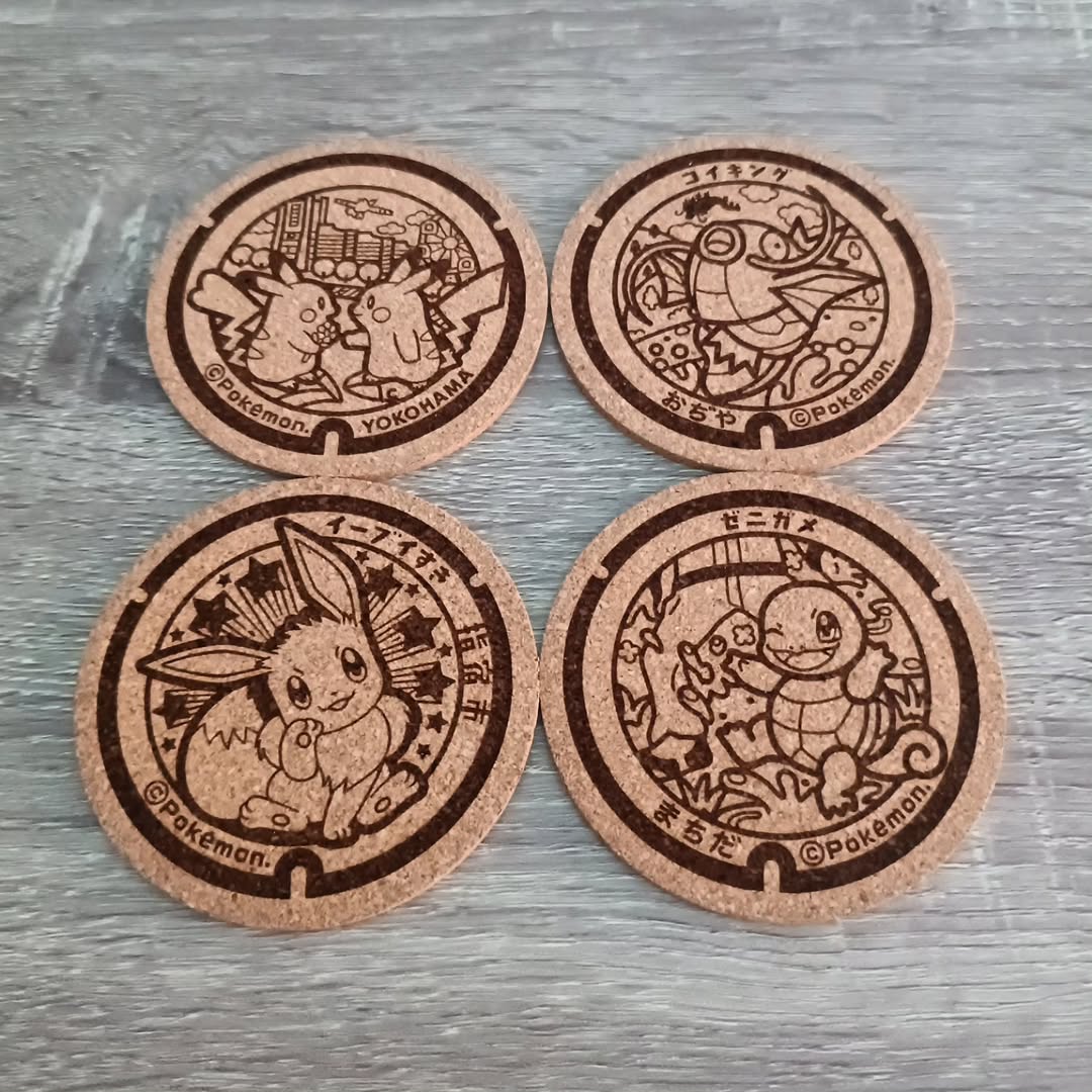 Set de Posavasos Pokémon