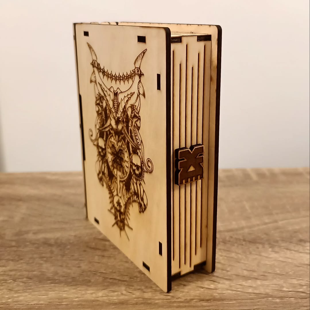 Cartera Warhammer con estuche de madera
