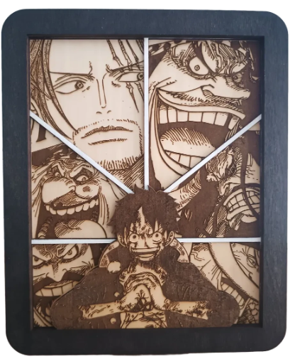 Cuadro One Piece en madera multicapa 