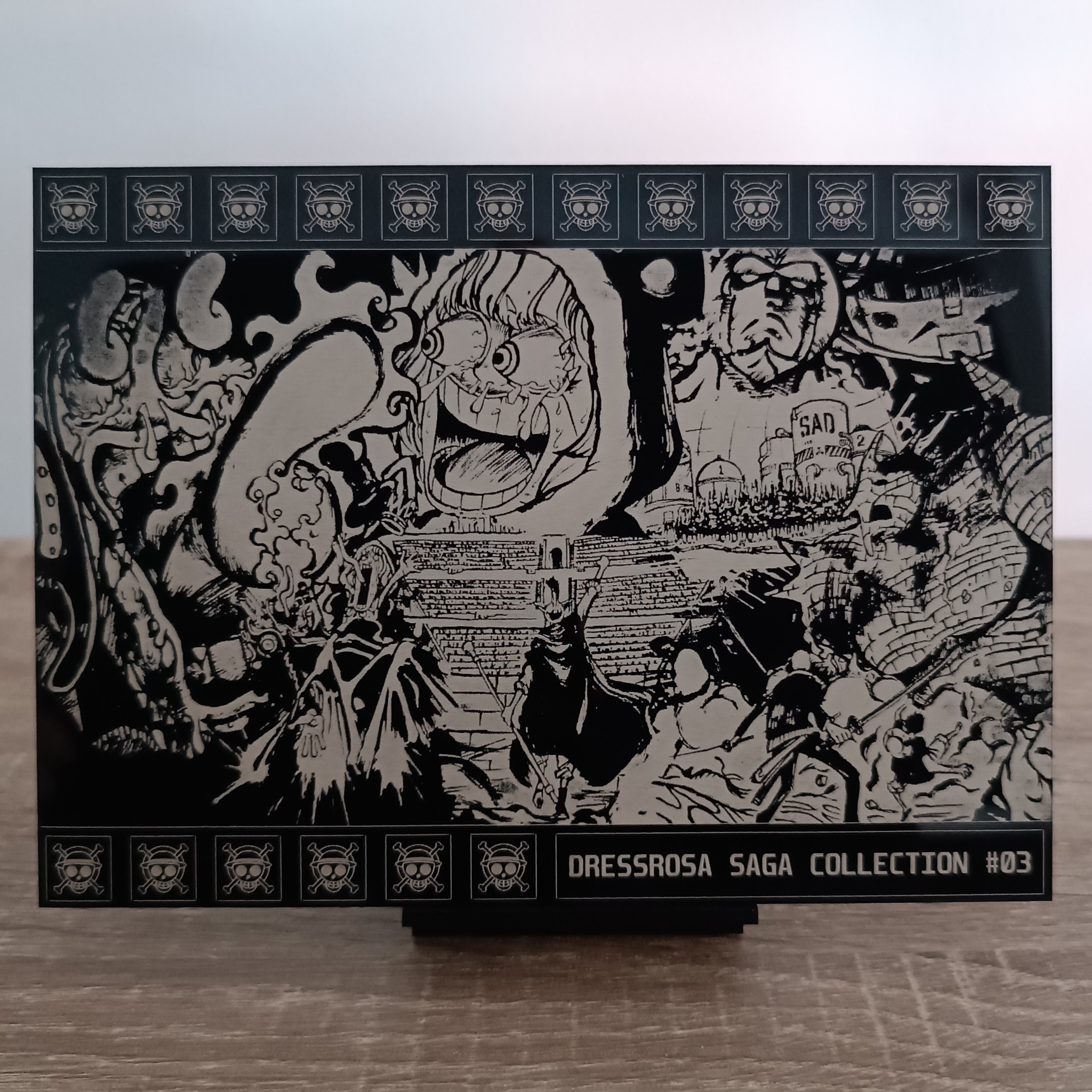 Cuadro Coleccionable de One Piece : Saga Dressrosa