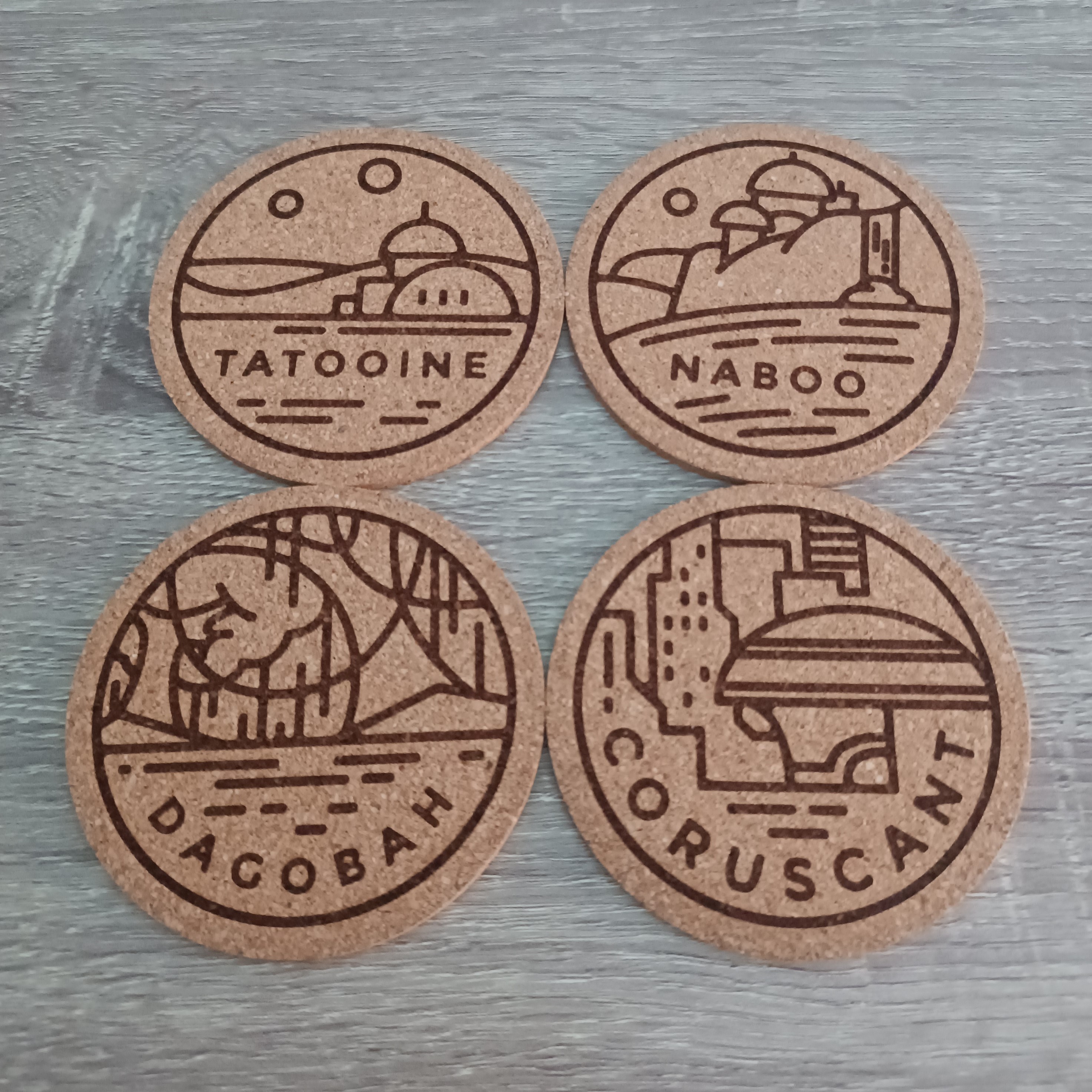 Set de Posavasos Star Wars