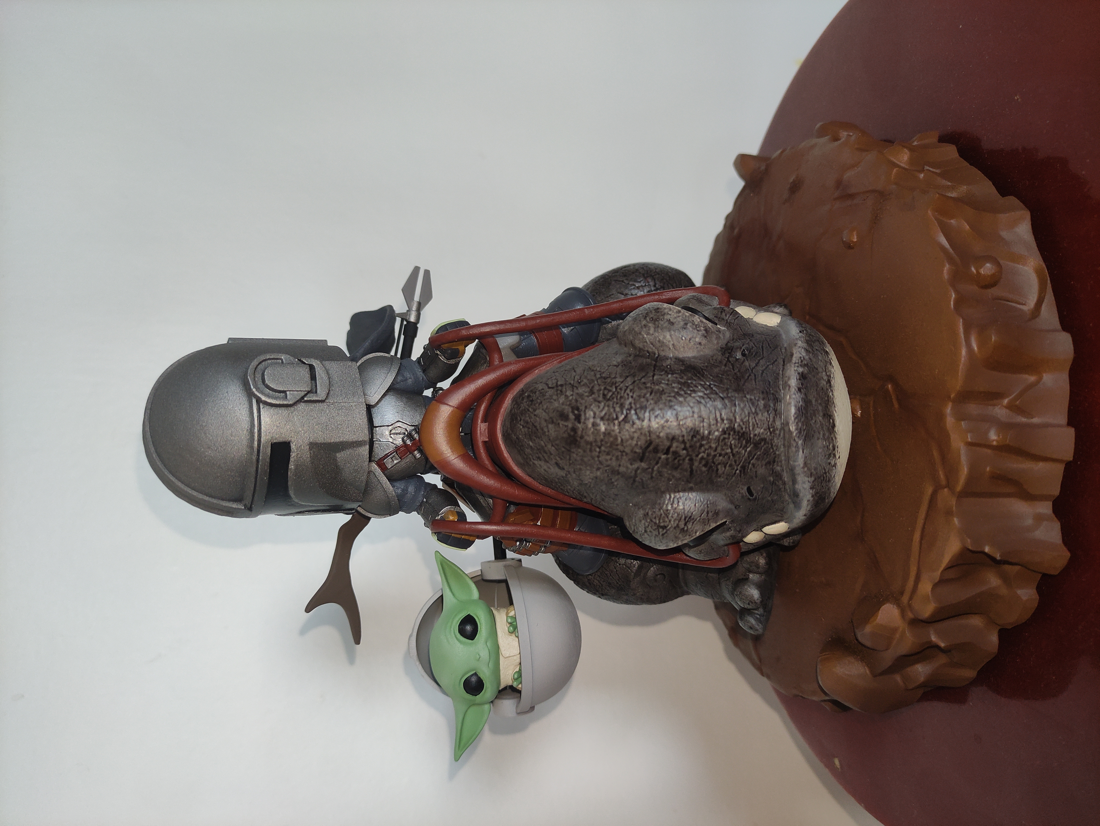 Figura Mandalorian: Mando y Grogu Chibi 23cm