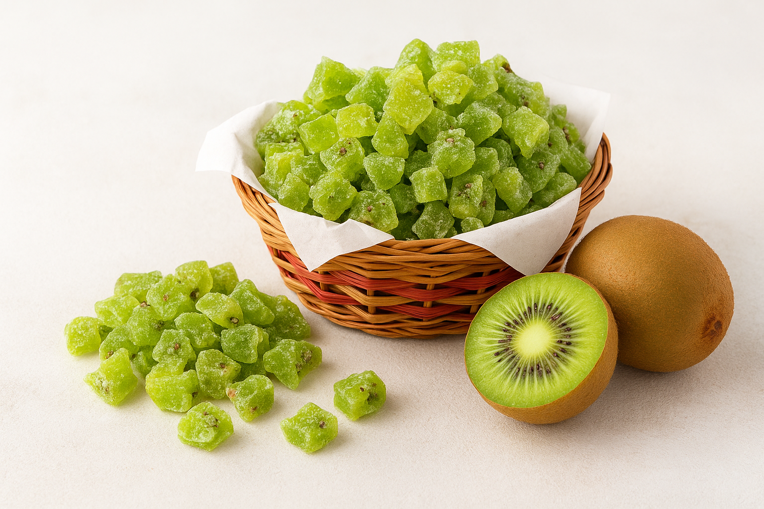 Dried Kiwi Chunks