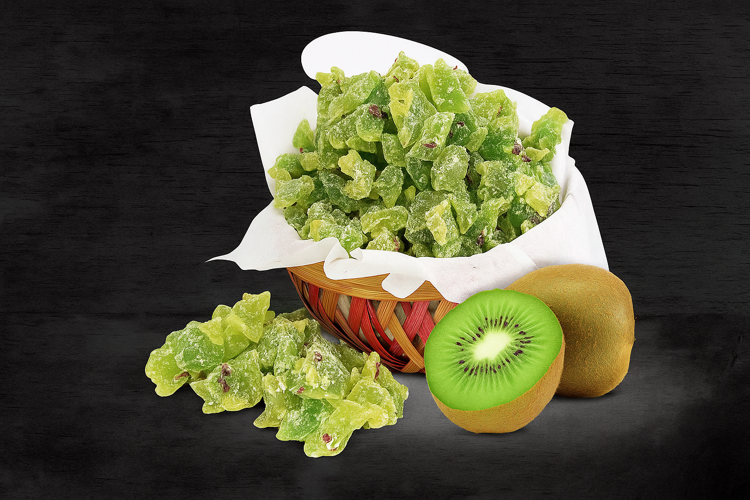 Dried Kiwi Chunks