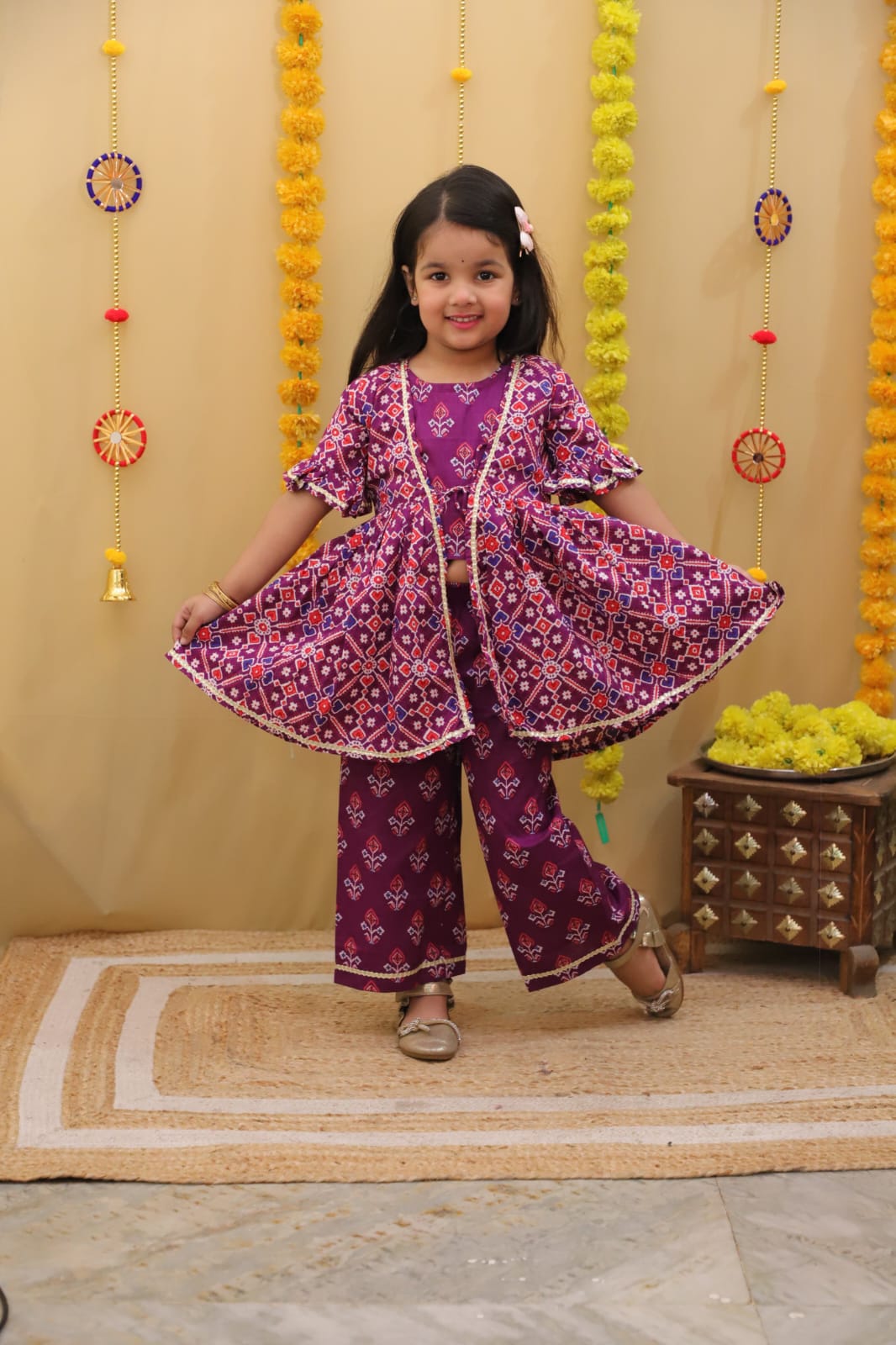 Girls Traditional Ethnic Wear Set
