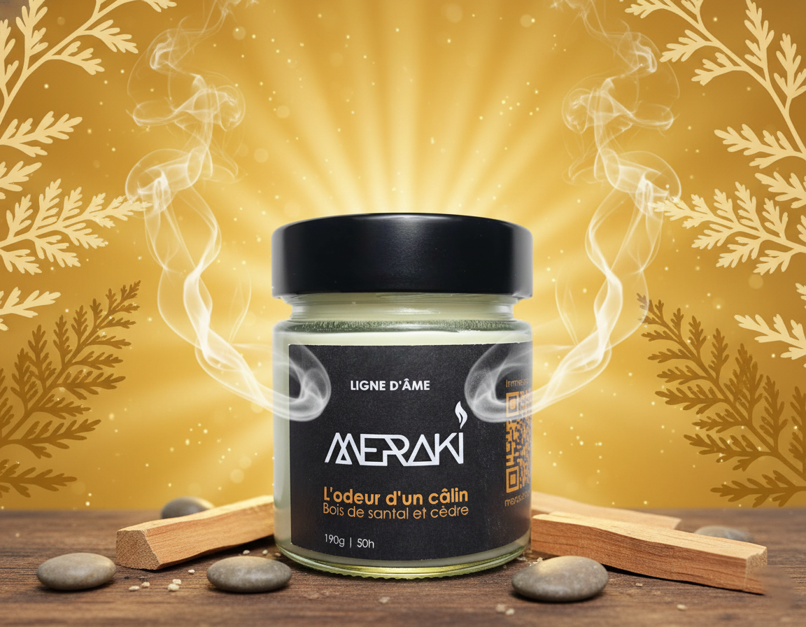 Bougie parfumée Meraki L'odeaur d'un Calin