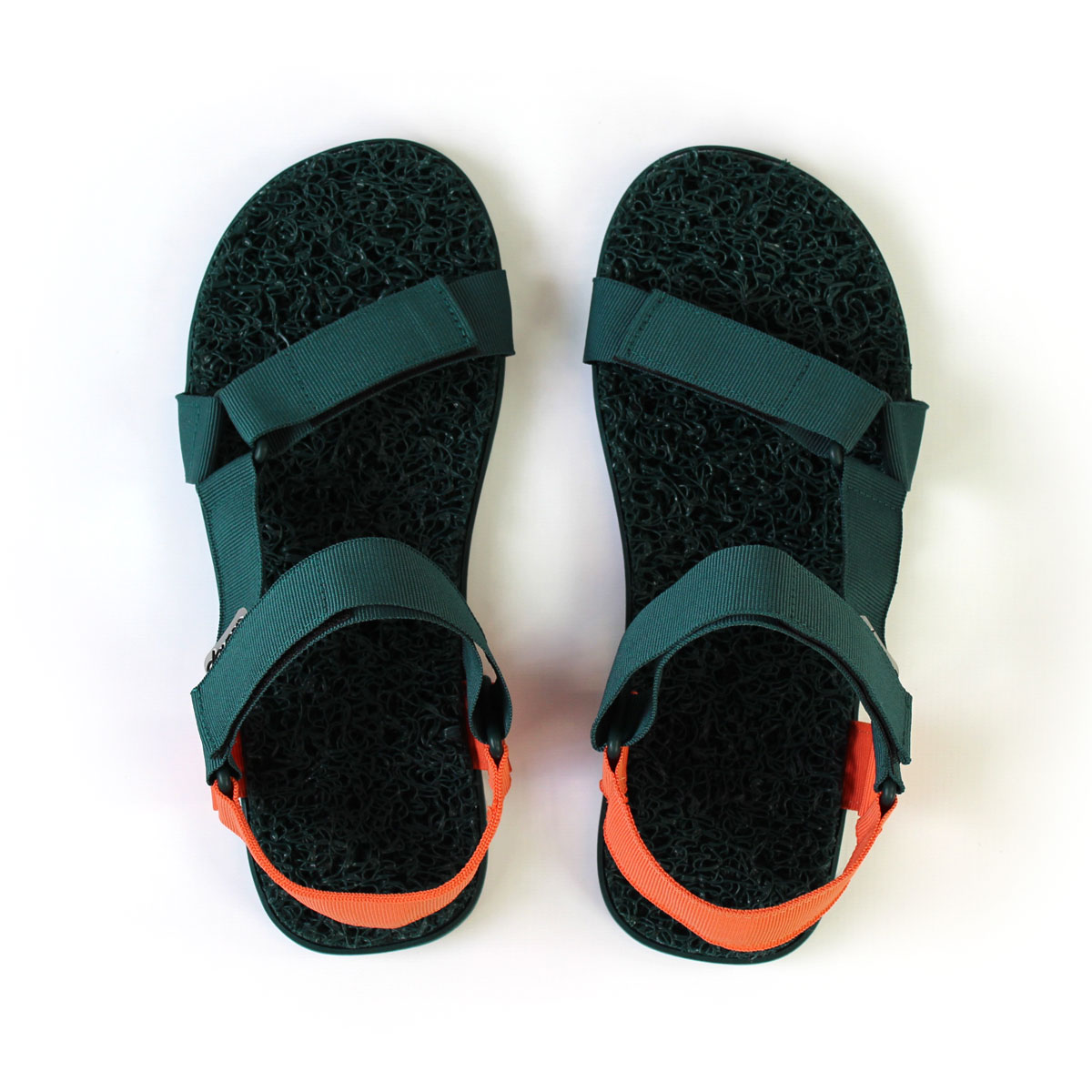 Male Sandal Green Orange