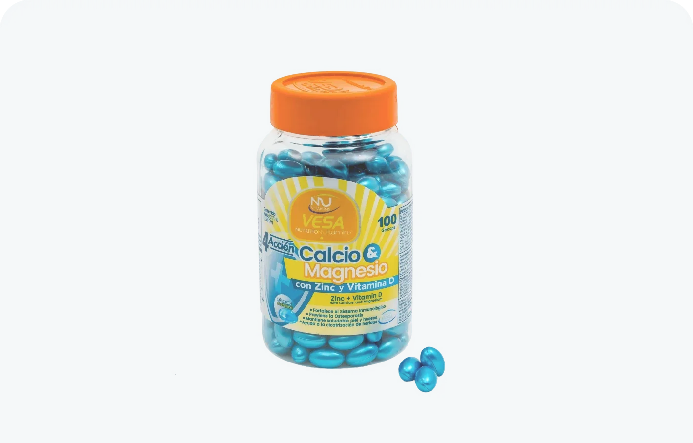 Calcio y Magnesio con Zinc y Vitamina D