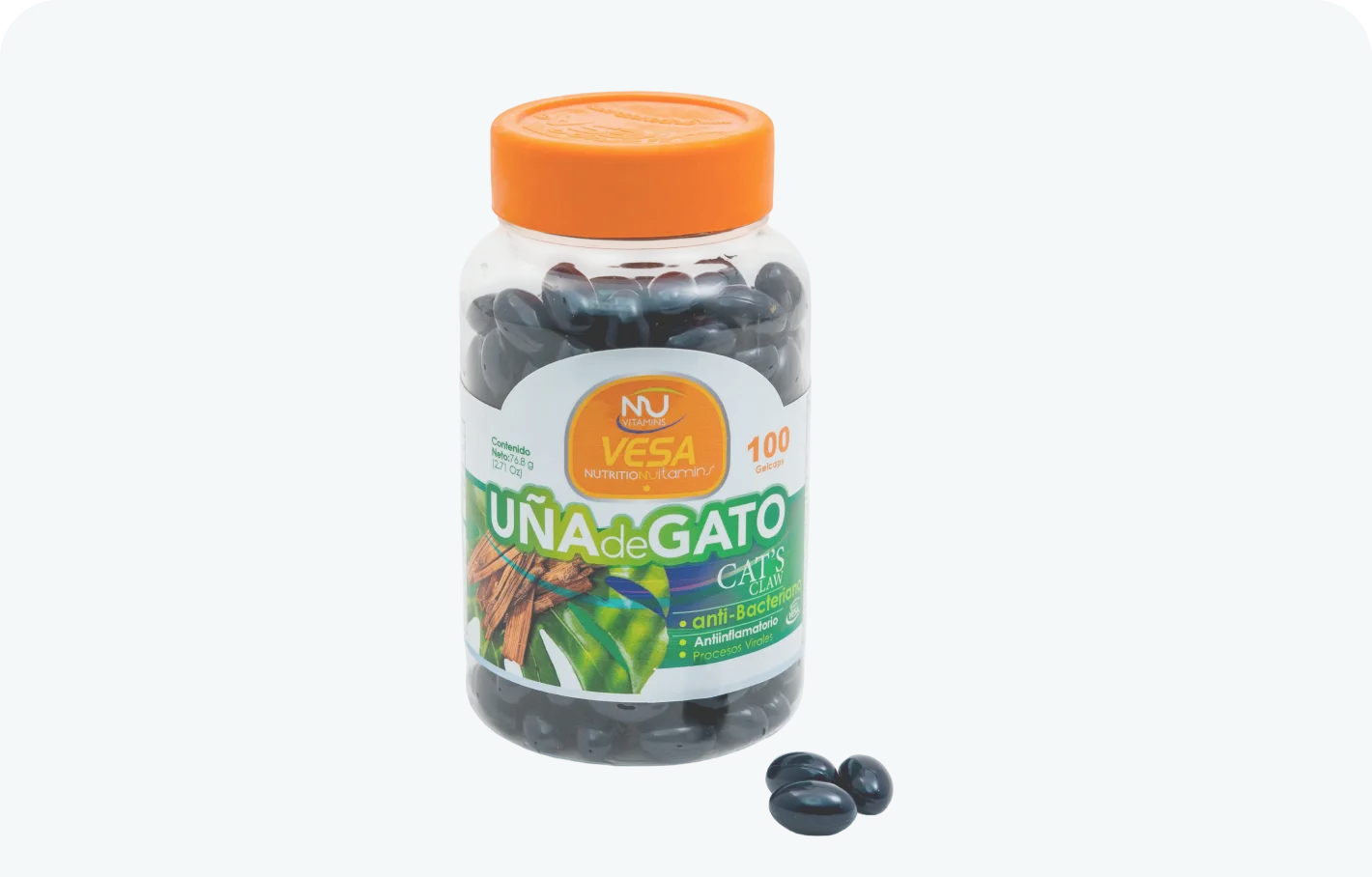 Uña de gato en cápsulas