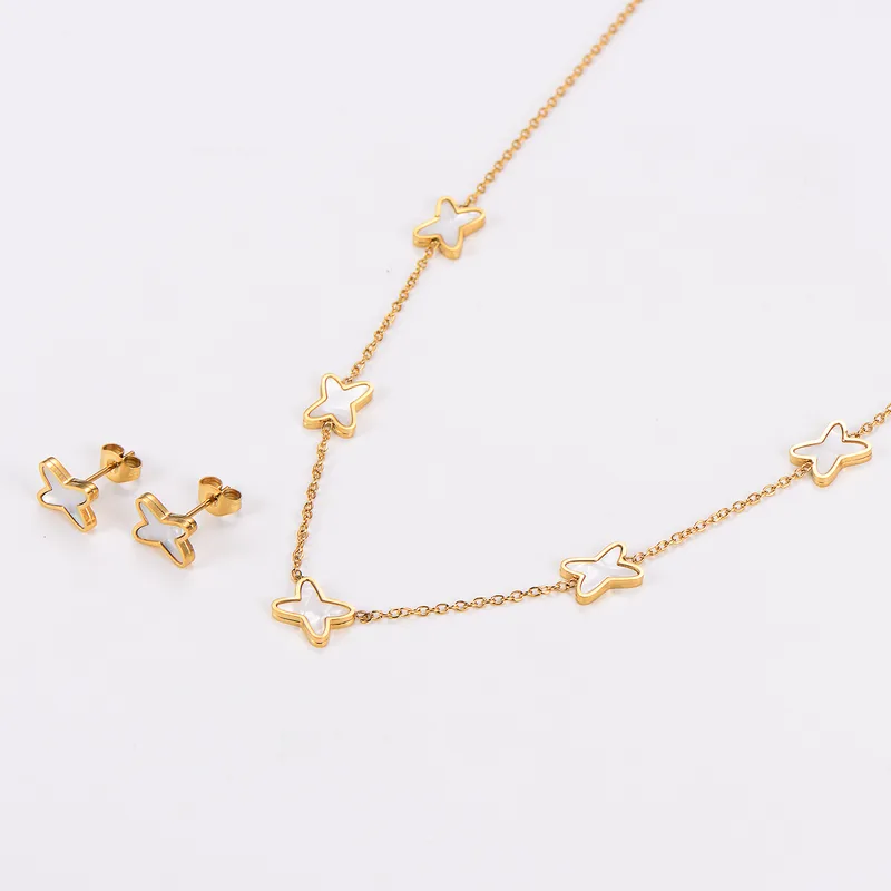 Parure étoile dorée