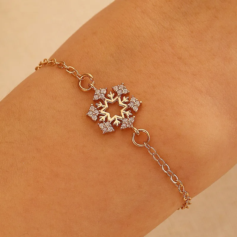 Bracelet flocon de neige
