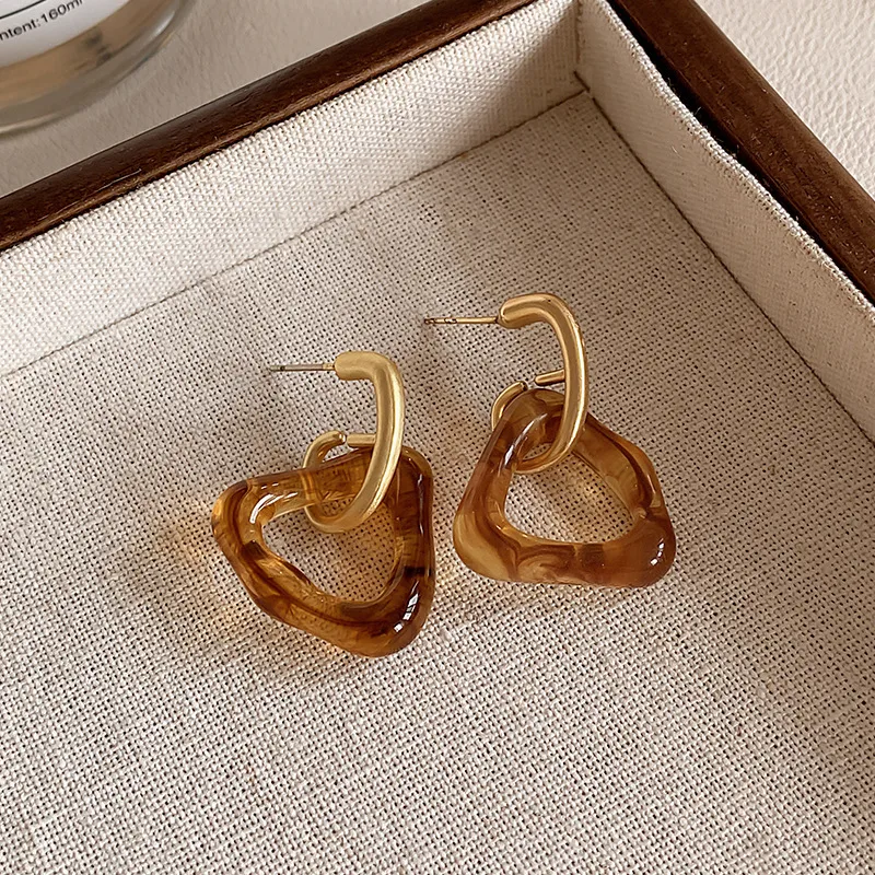 Boucles d'oreilles géométriques