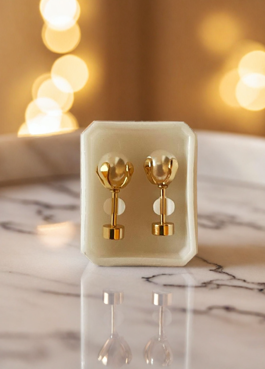 Boucles d'oreilles dorées