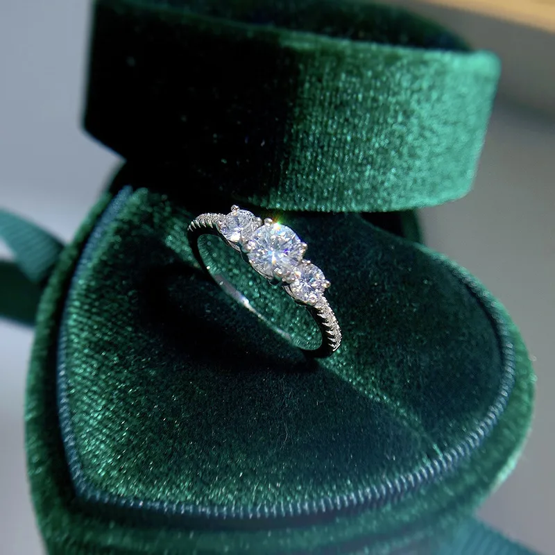 Bague en argent trilogie