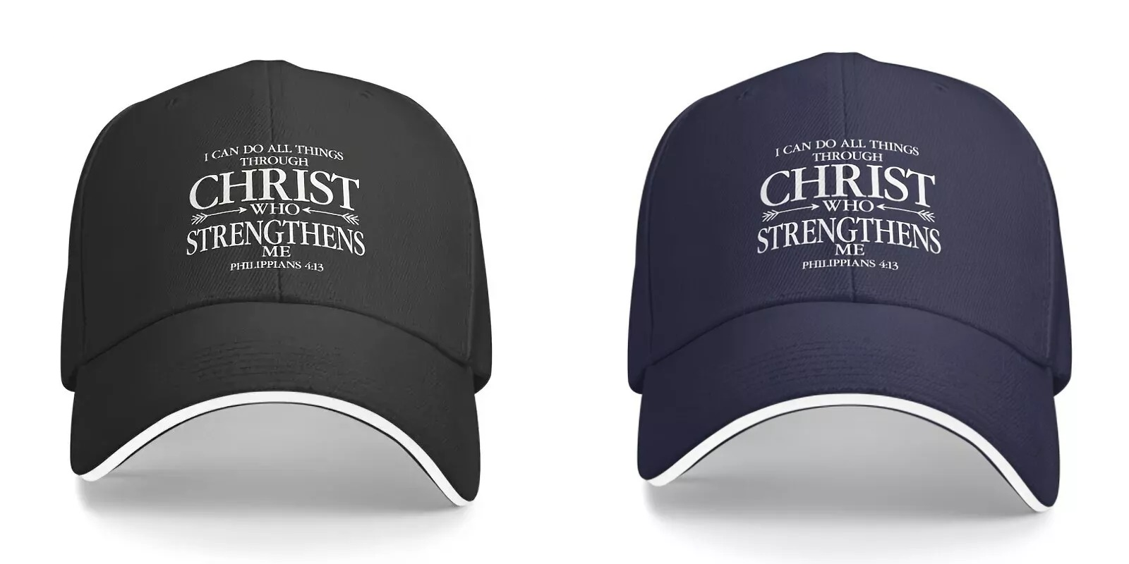 I Can Do All Things Through Christ Who Strengthens Me Unisex Polyester Cap