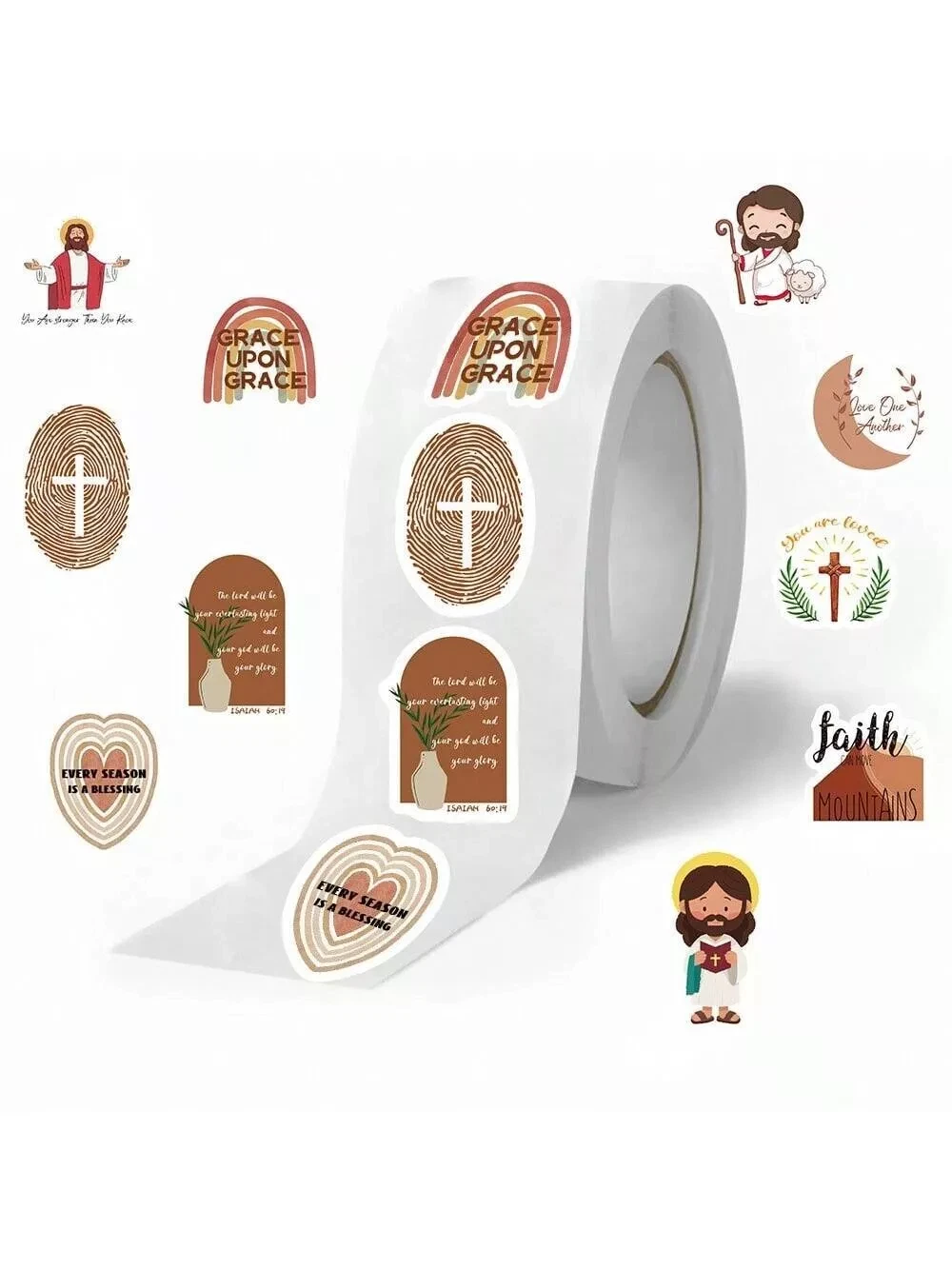500 Bible Verse Uplifting Inspirational Stickers