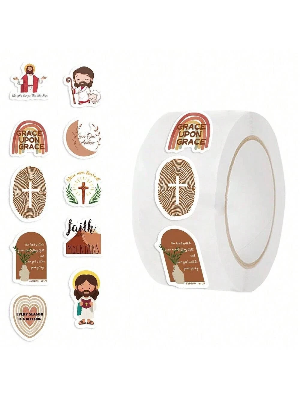 500 Bible Verse Uplifting Inspirational Stickers