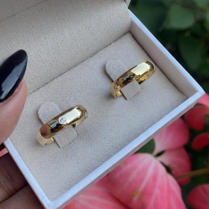 Aliança de Ouro 3,5mm | AO1811