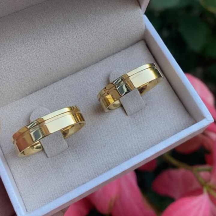 Aliança de Ouro 5,5mm | AO1806