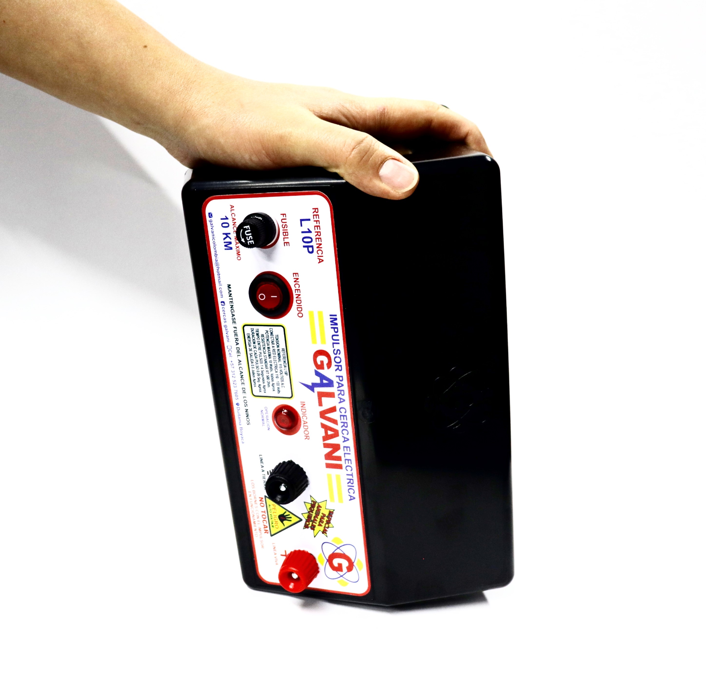 Impulsor para cerca eléctrica Galvani 10km