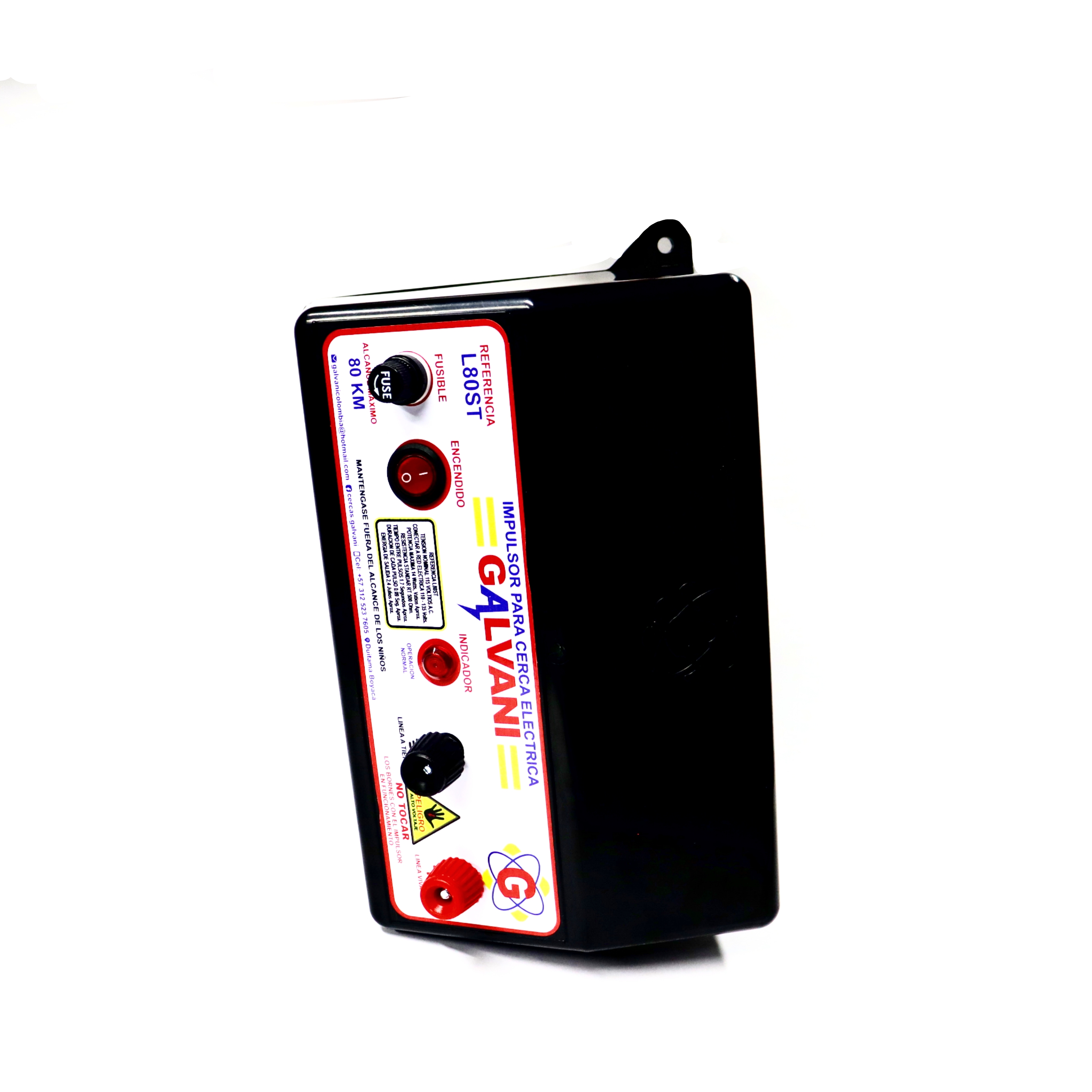 Impulsor para cerca eléctrica Galvani 80KM