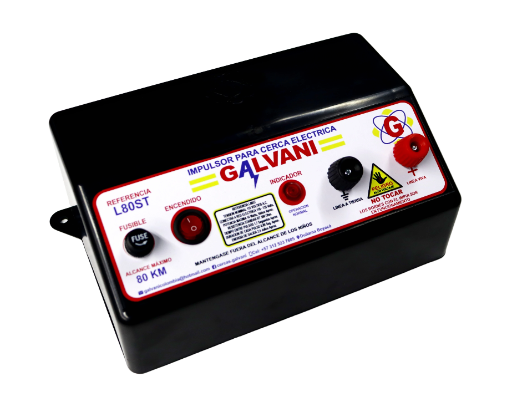 Impulsor para cerca eléctrica Galvani 80KM