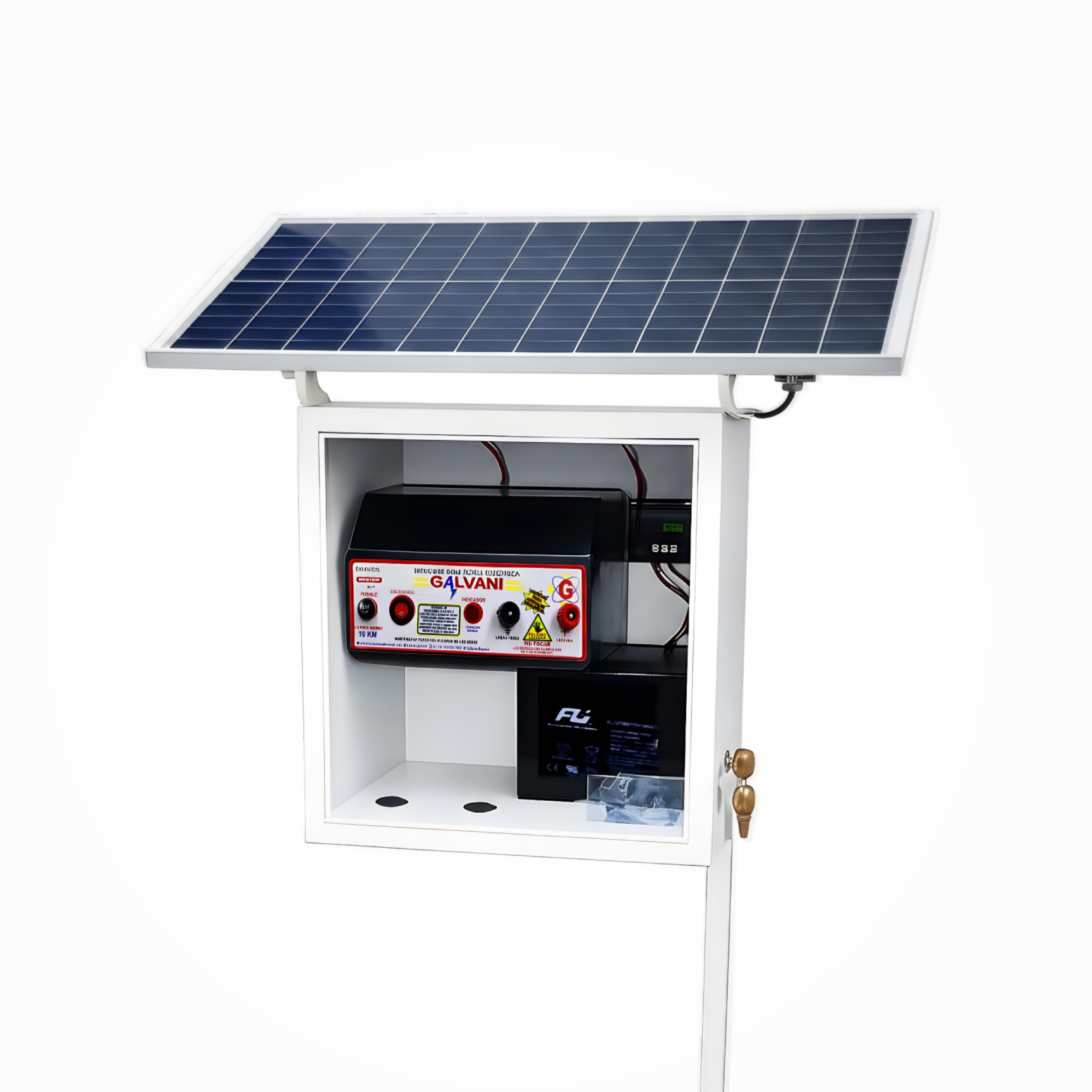 Kit Solar Impulsor 12V Cerca Eléctrica Galvani Listo para uso 