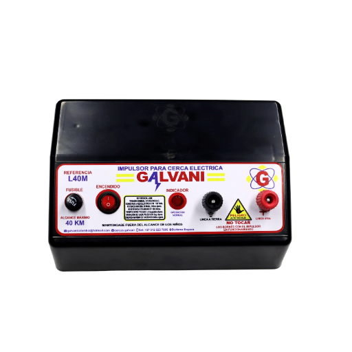 Impulsor para cerca eléctrica Galvani 40KM