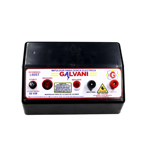 Impulsor para cerca eléctrica Galvani 60KM