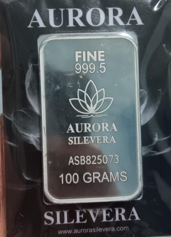Batangan Perak Aurora Silevera 100 Gram