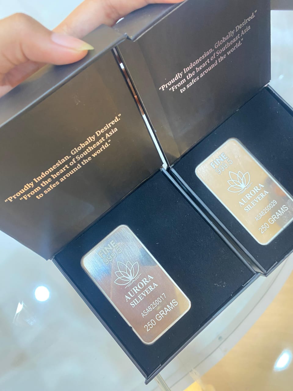 Aurora Silver Bar 250 Gram