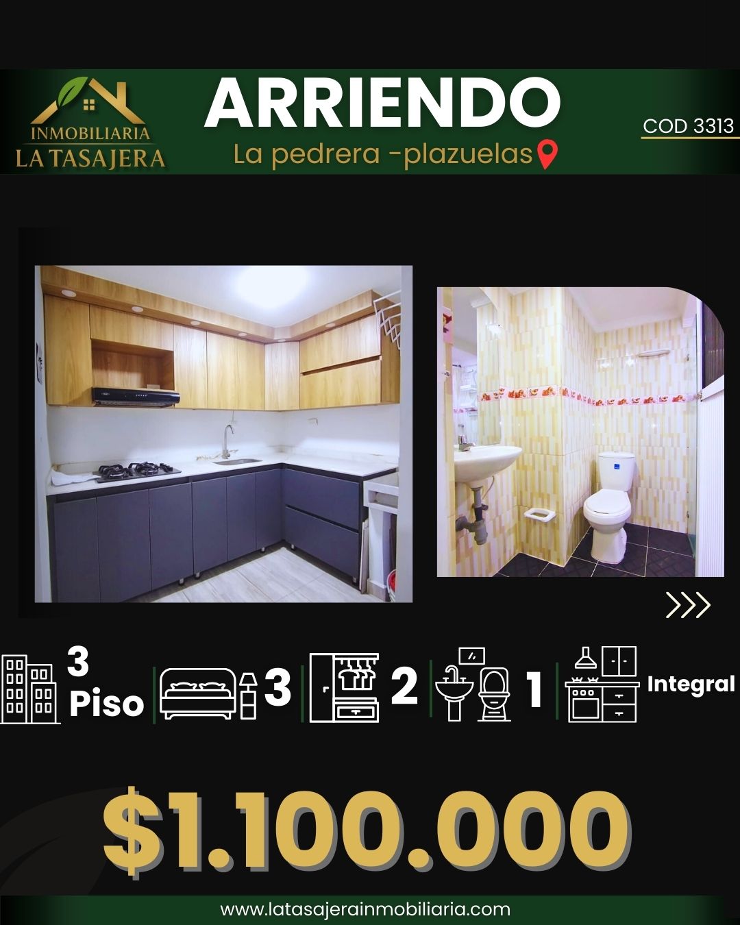 Apartamento en Arriendo