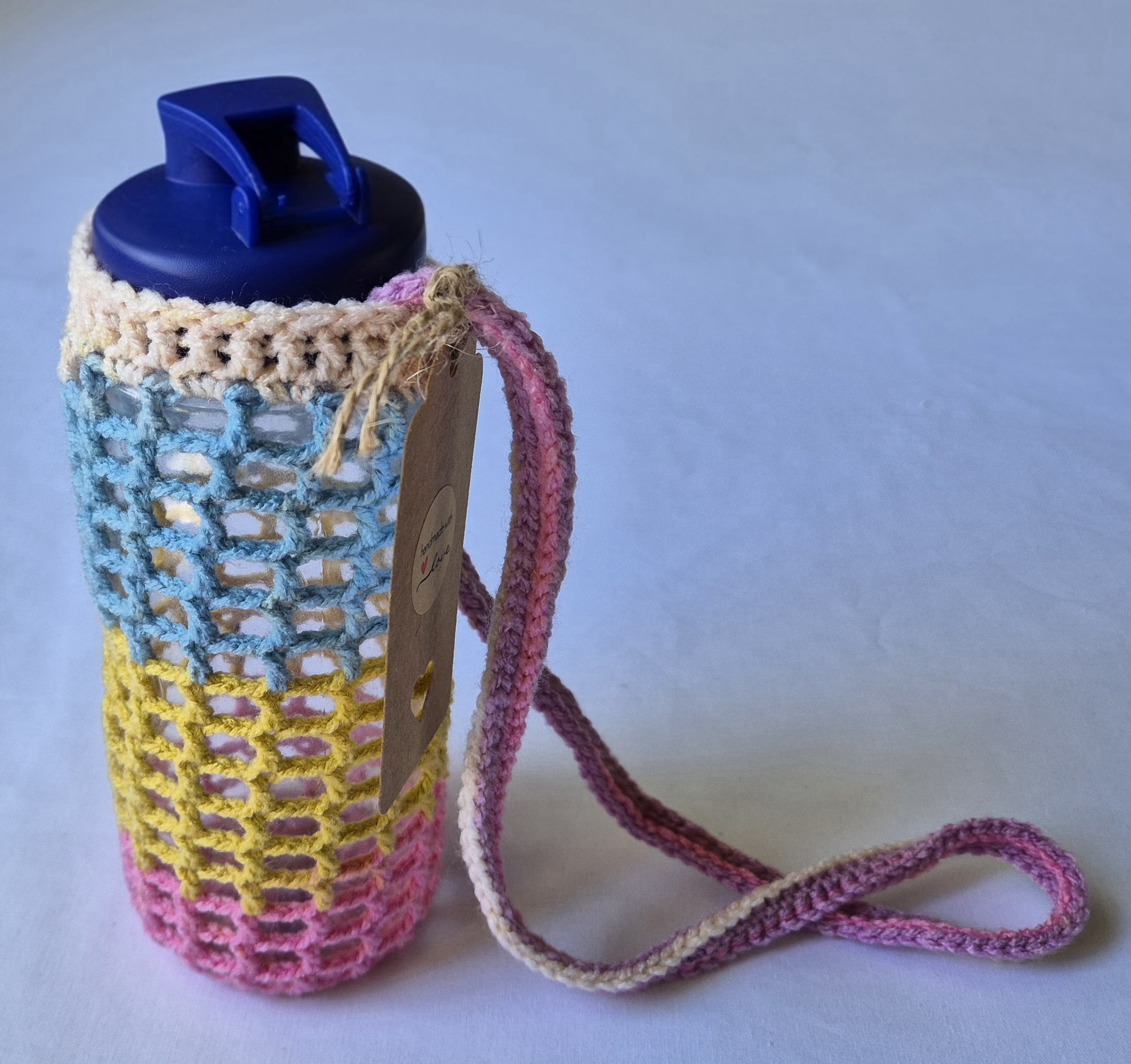 Handmade water bottle holder