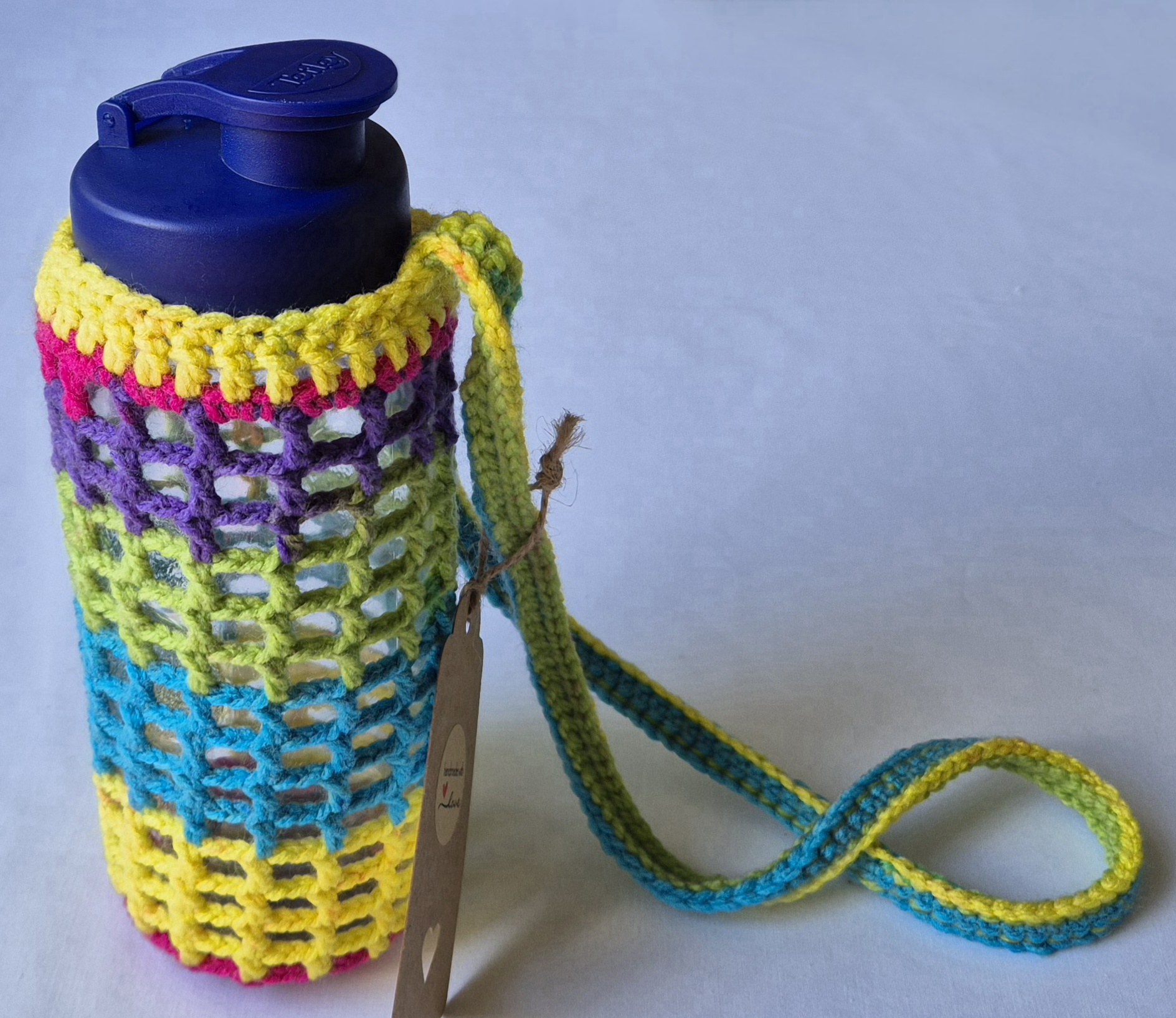 Handcrafted Crochet Water Bottle Holder