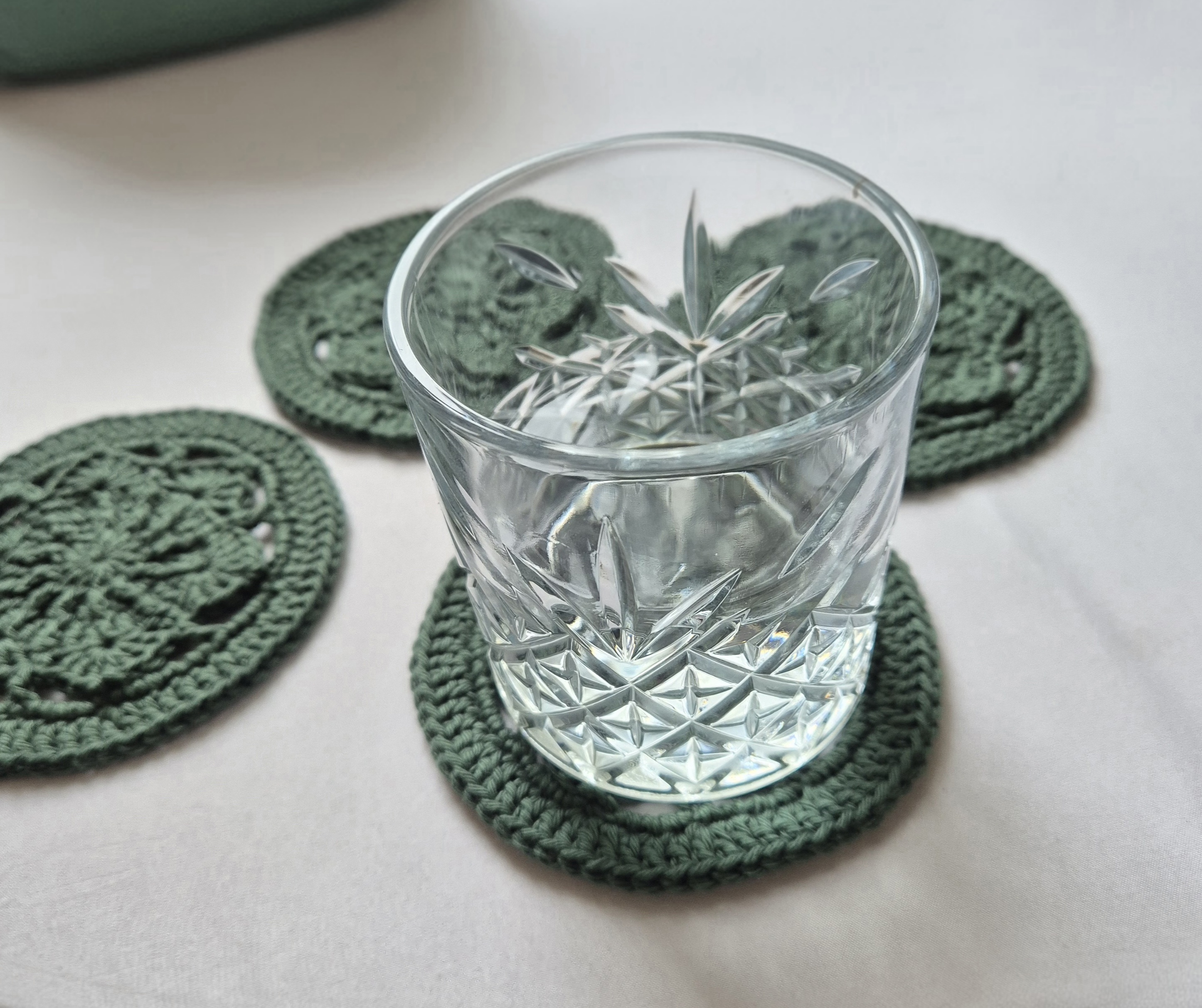 Handmade Crochet Coasters