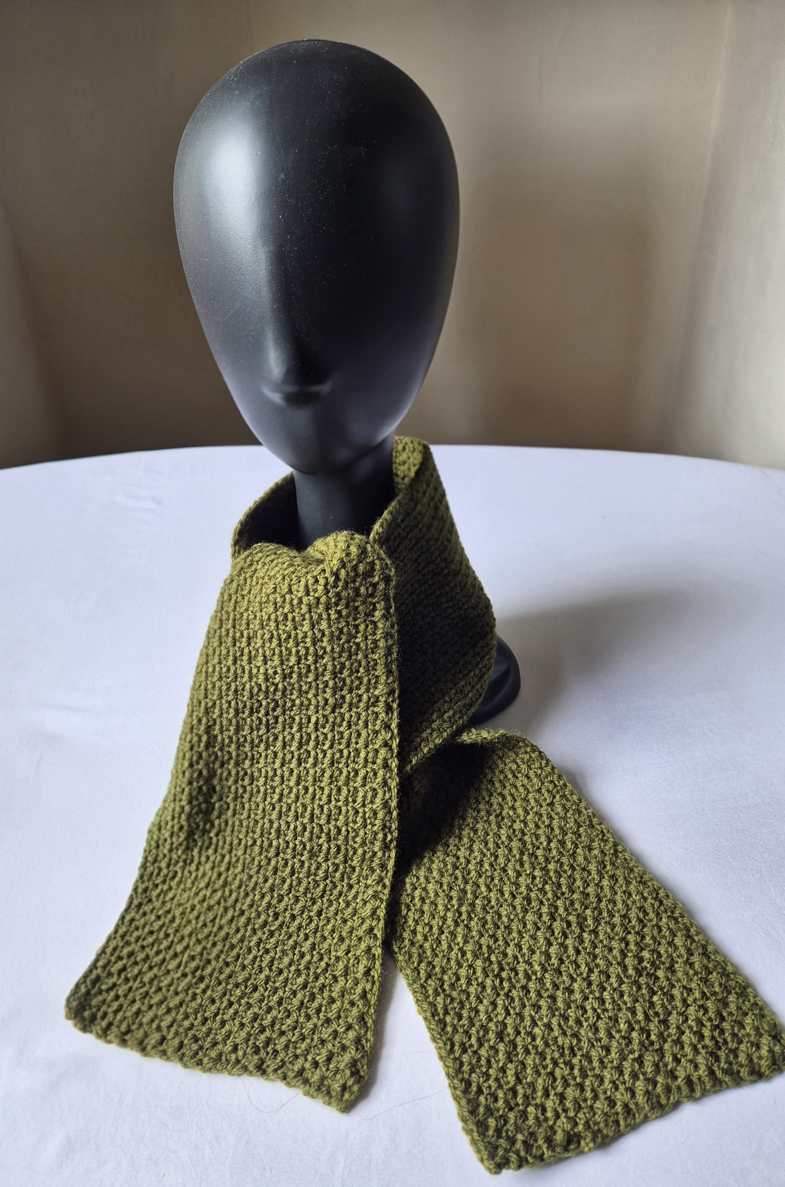 Handmade Fern Green Scarf