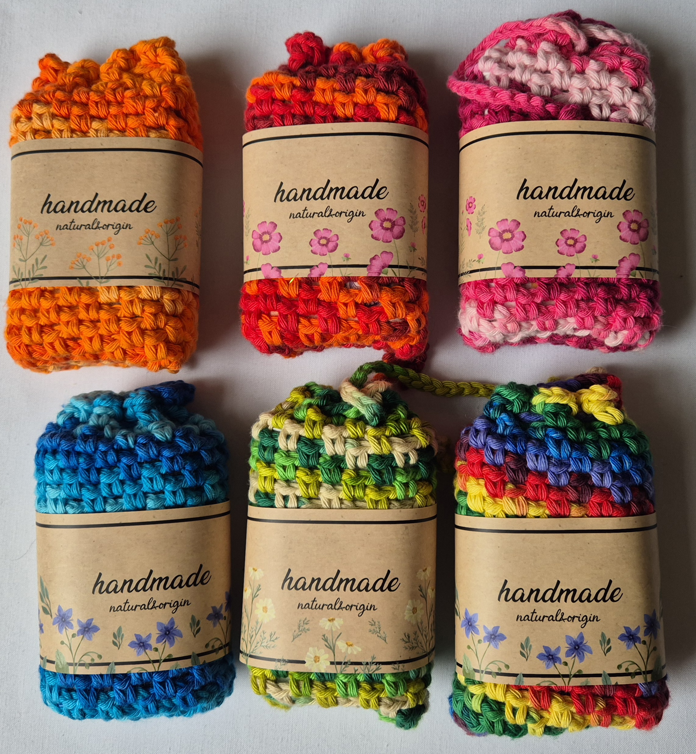 Handmade Crochet Soap Pouch