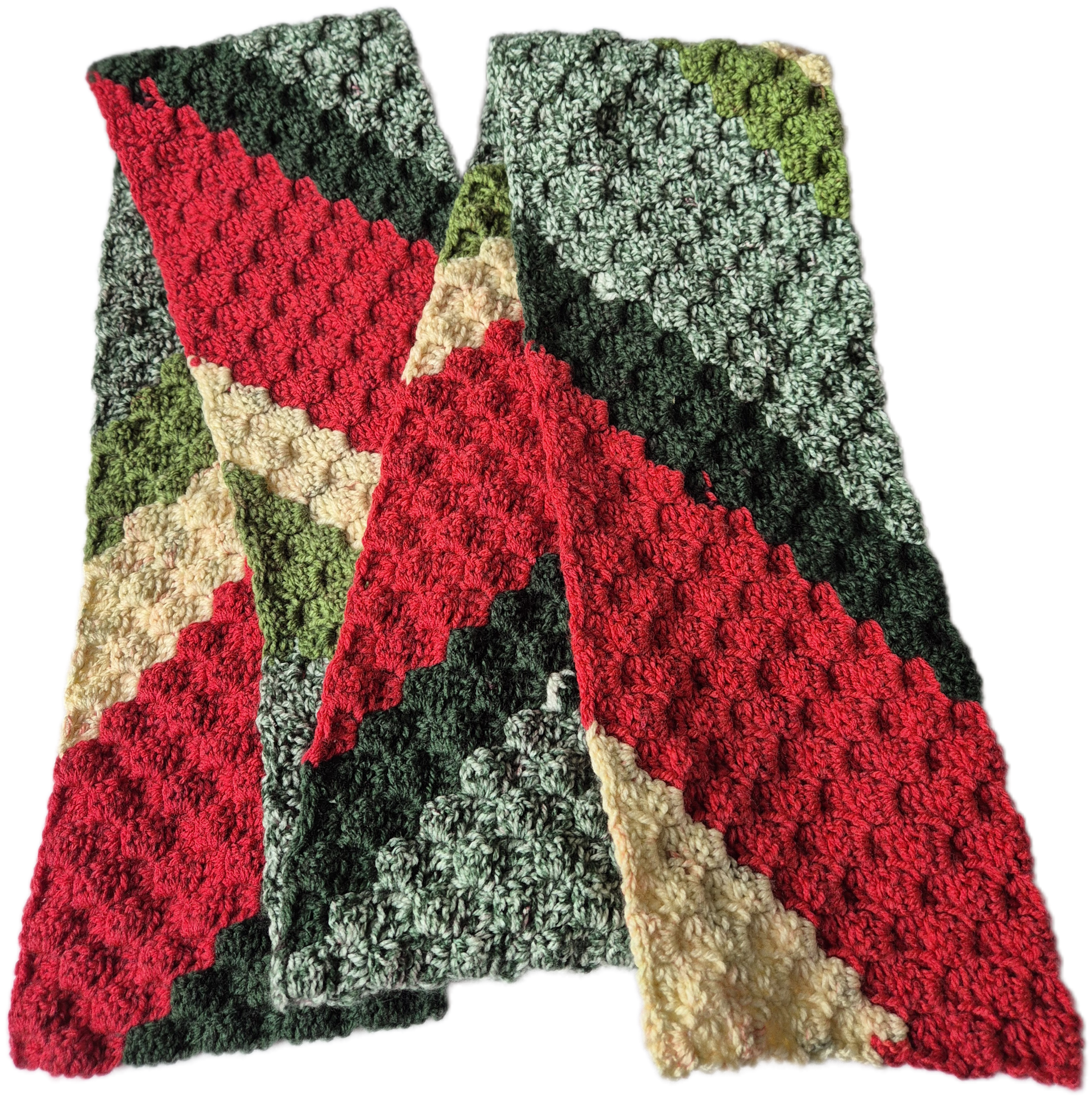 Unisex Handmade Crochet Scarf