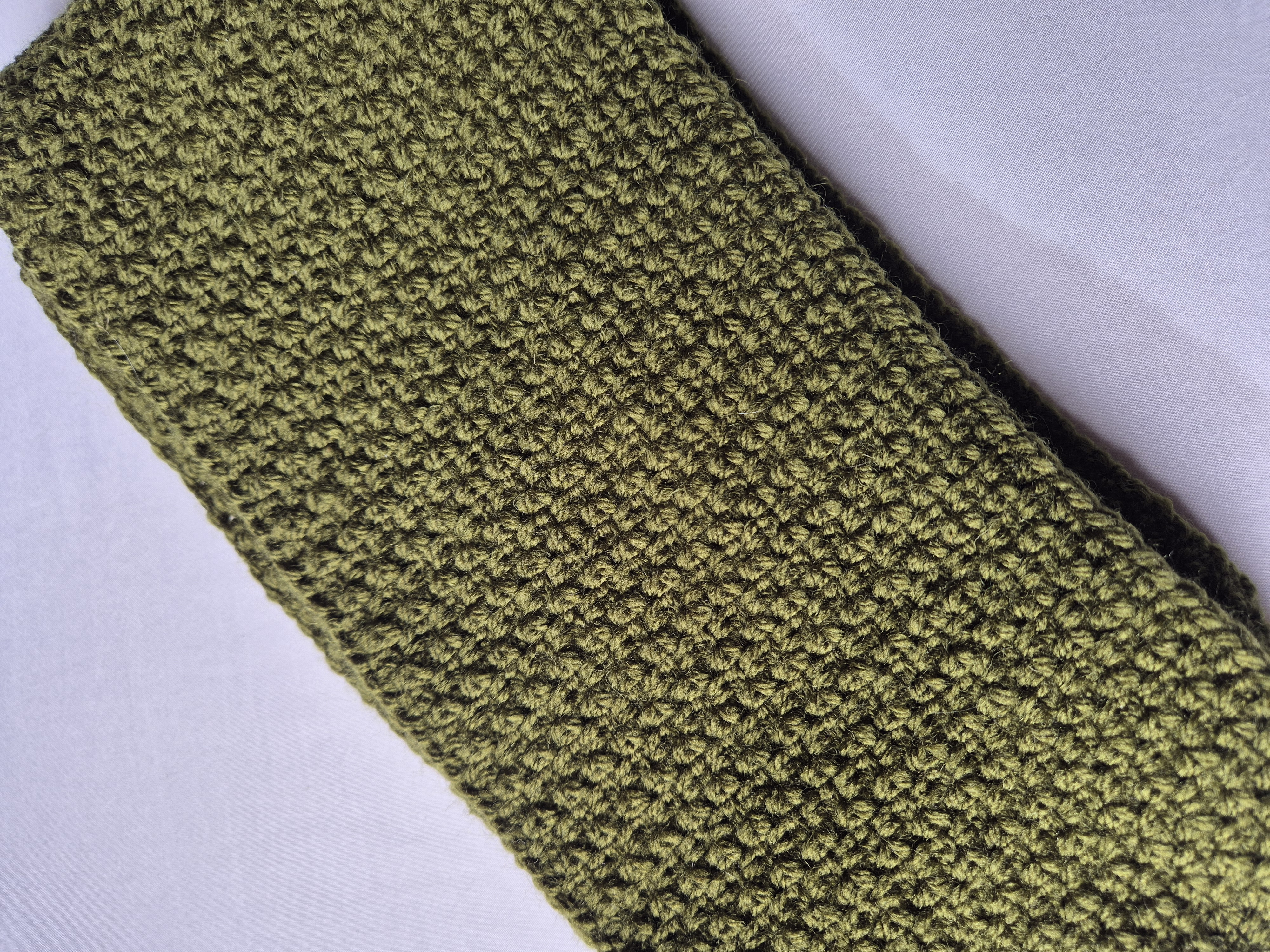 Handmade Fern Green Scarf