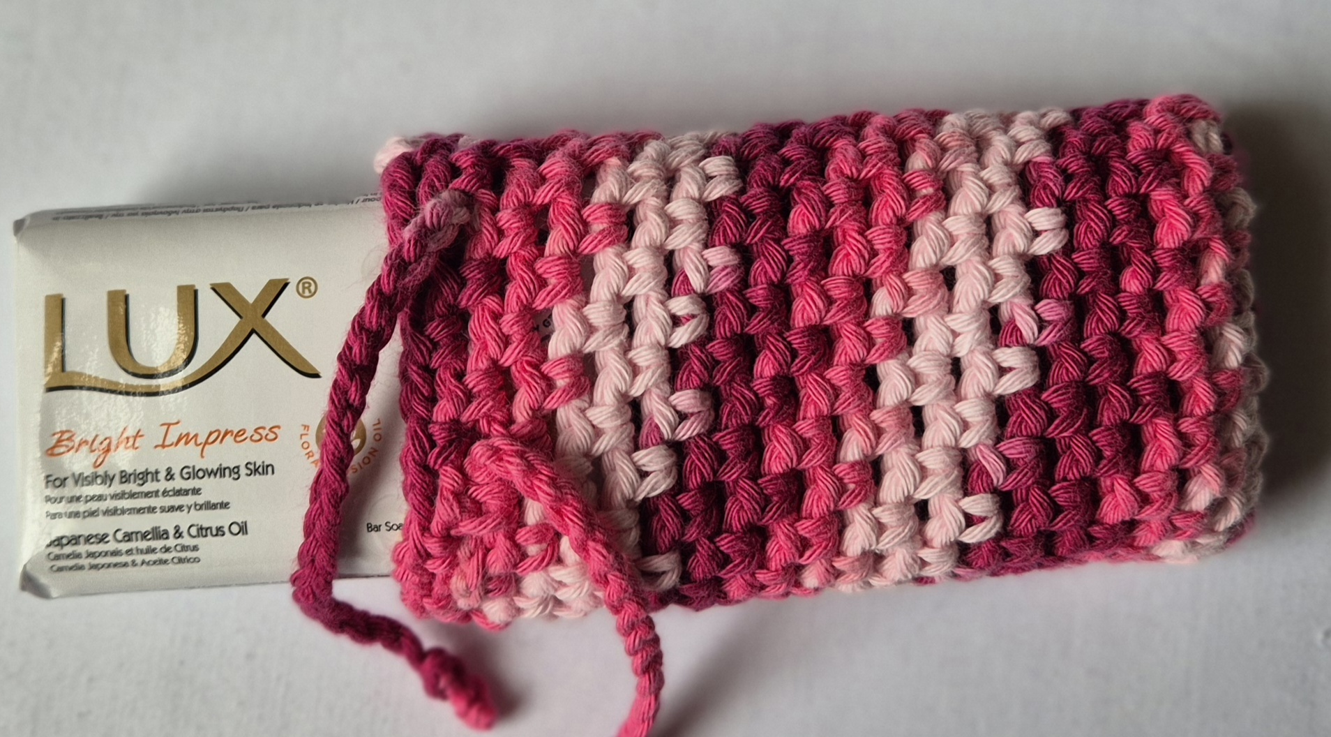 Handmade Crochet Soap Pouch