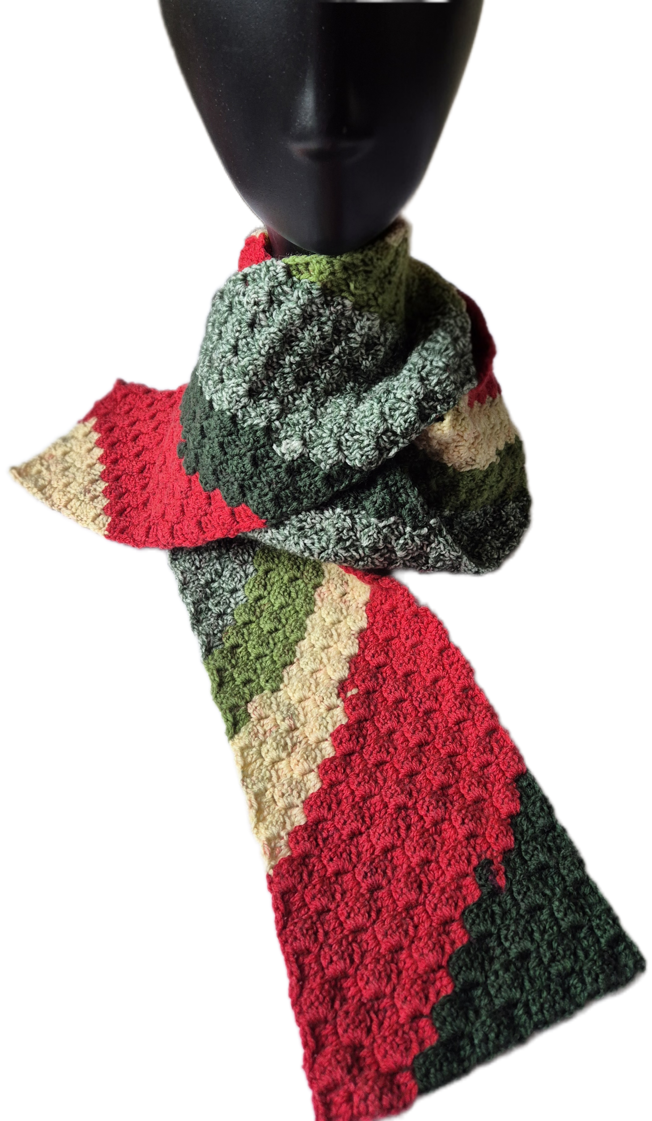 Unisex Handmade Crochet Scarf